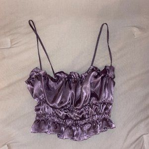 Purple Avenir Vert Crop Top